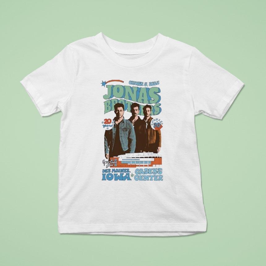 Jonas Brothers Des Moines Iowa Casey’s Center 2025 Shirt