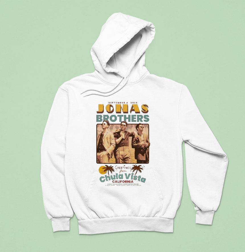 Jonas Brothers Greetings From Chula Vista Ca 04 Sep 2025 Shirt Jonas Brothers Greetings From Chula Vista Ca 04 Sep 2025 Shirt
