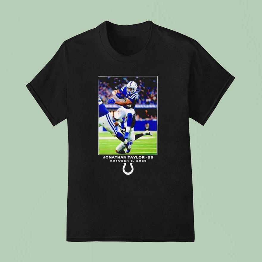 Jonathan Taylor Indianapolis Colts Nfl Flash Features Week 5 Shirt