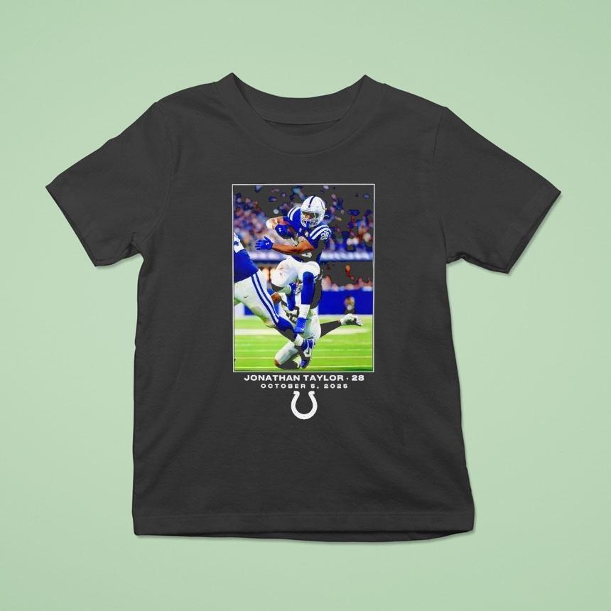 Jonathan Taylor Indianapolis Colts Nfl Flash Features Week 5 Shirt