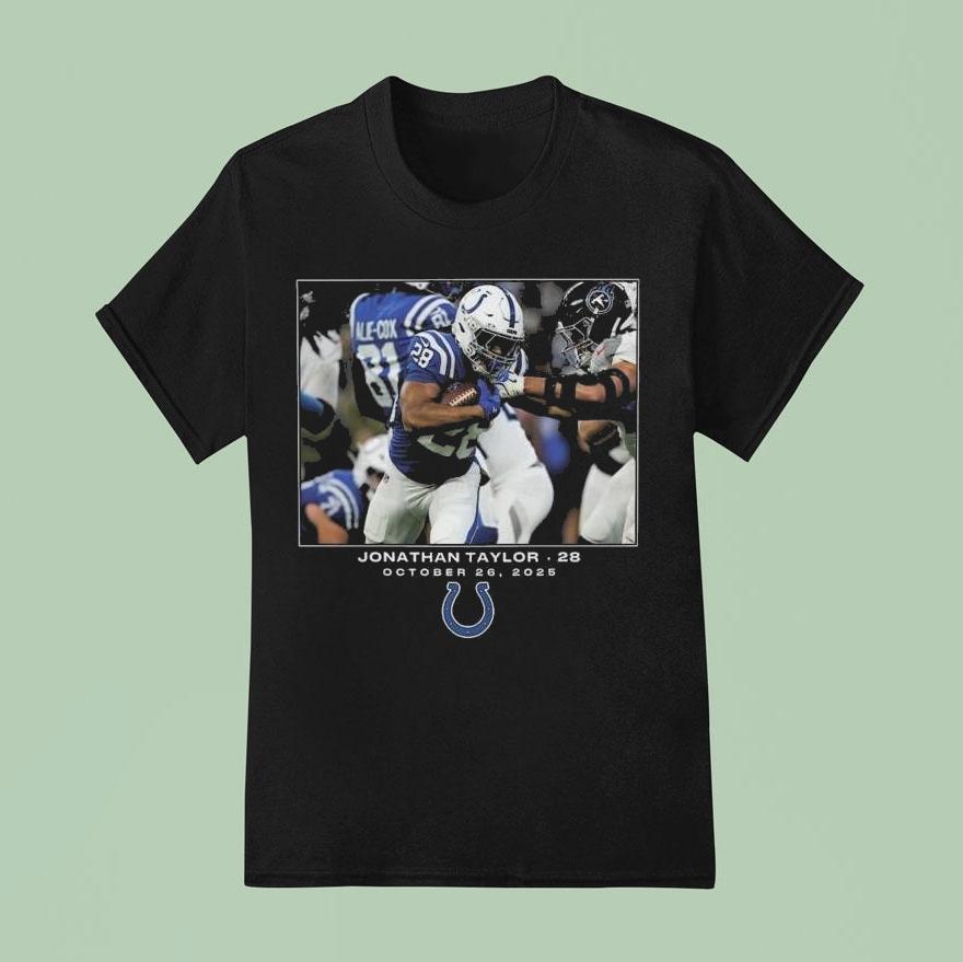 Jonathan Taylor Indianapolis Colts Nfl Flash Features Week 8 Shirt