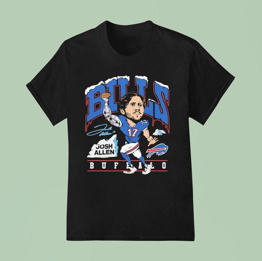 Josh Allen Buffalo Bills Caricature Player Graphic Shirt