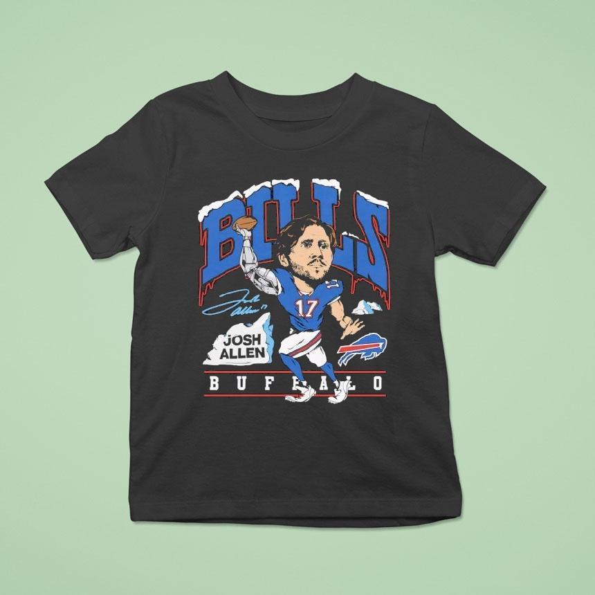 Josh Allen Buffalo Bills Caricature Player Graphic Shirt
