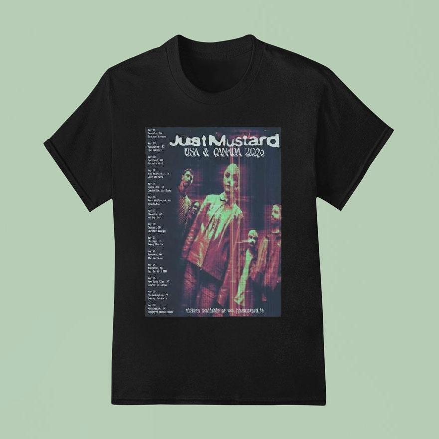 Just Mustard American And Canada Tour 2026 Shirt