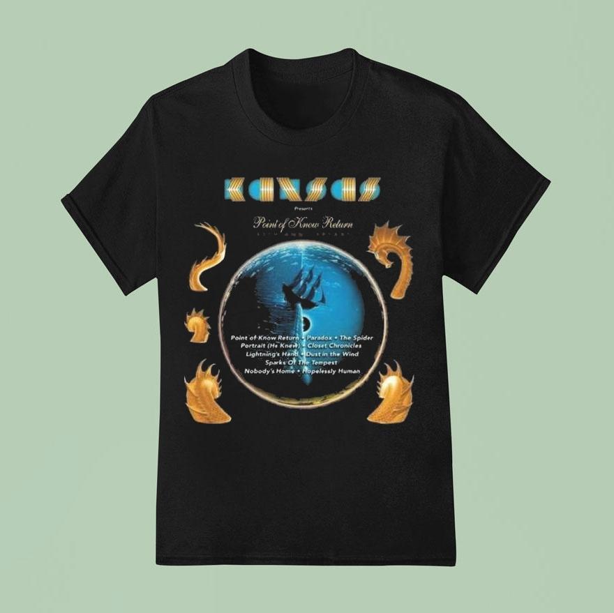 Kansas Band Tour 2023 Another Fork In The Road 50th Anniversary Vintage Shirt