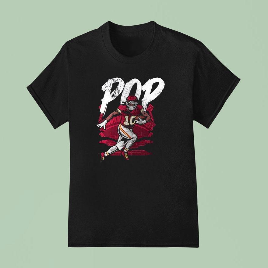 Kansas City Chiefs Isiah Pacheco Pop Art Shirt