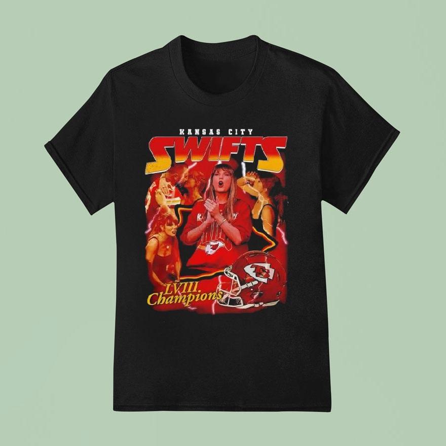 Kansas City Chiefs Swifts Lviii Champions Shirt