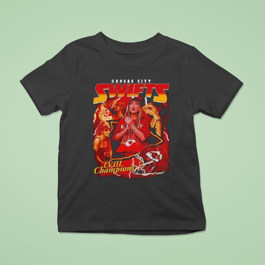 Kansas City Chiefs Swifts Lviii Champions Shirt