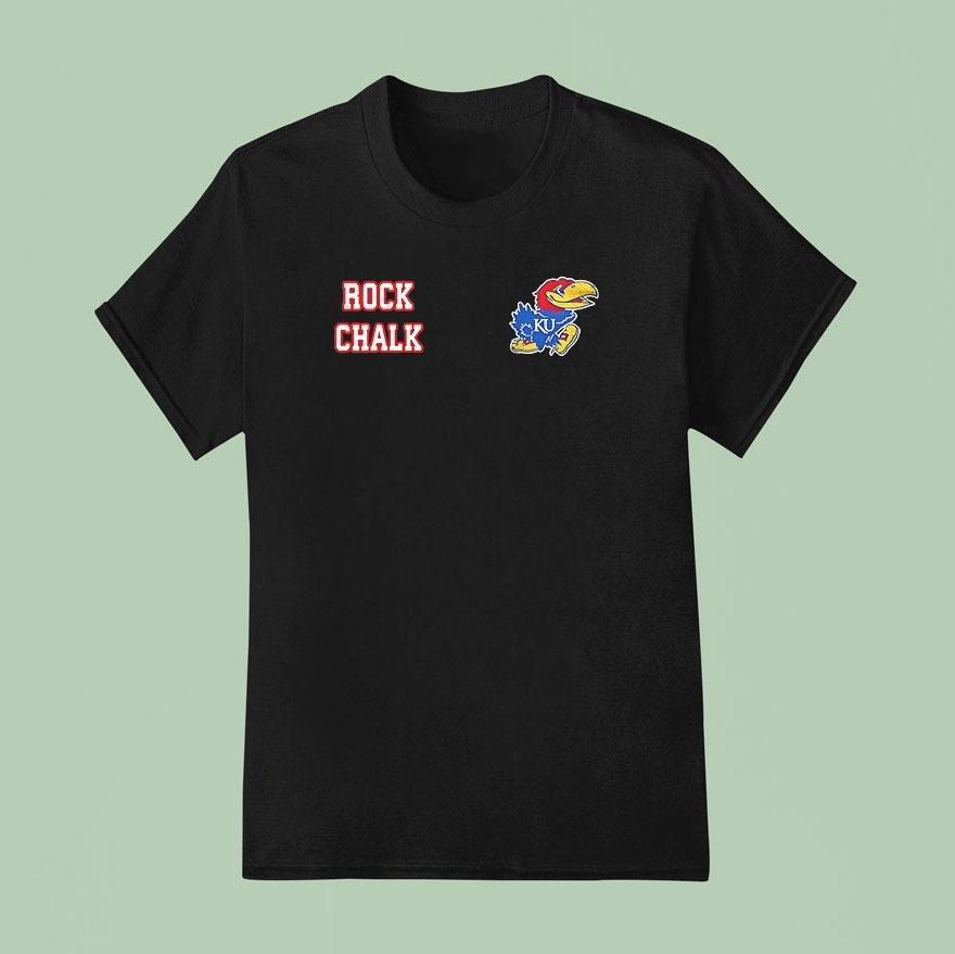 Kansas Jayhawk Rock Chalk Logo Shirt