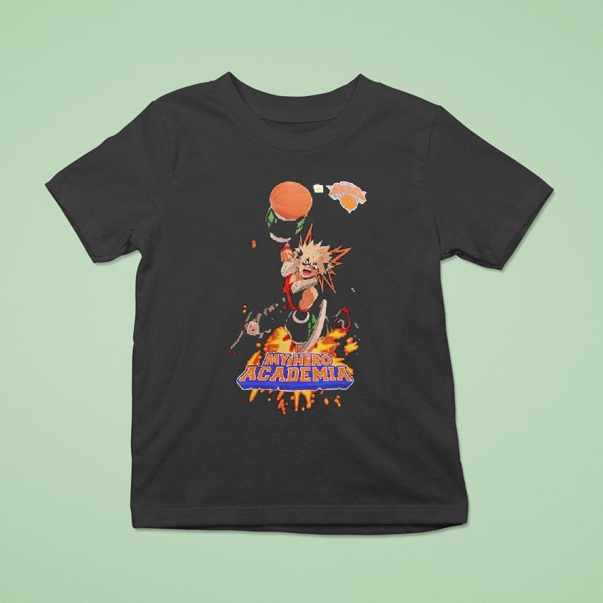 Katsuki Bakugo My Hero Academia New York Knicks Logo Shirt