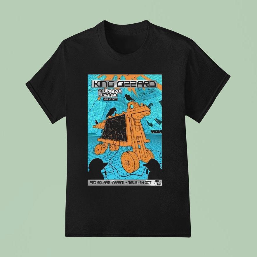 King Gizzard And The Lizard Wizard 10.24.2025 Melbourne, Australia Shirt