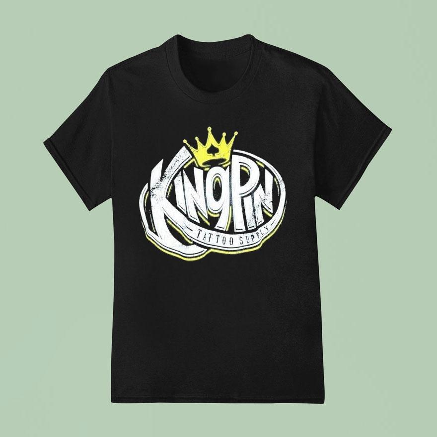 Kingpin Tattoo Supply Weathered Logo Shirt