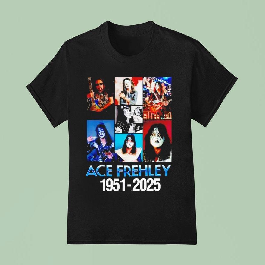 Kiss Ace Frehley 1951-2025 Shirt