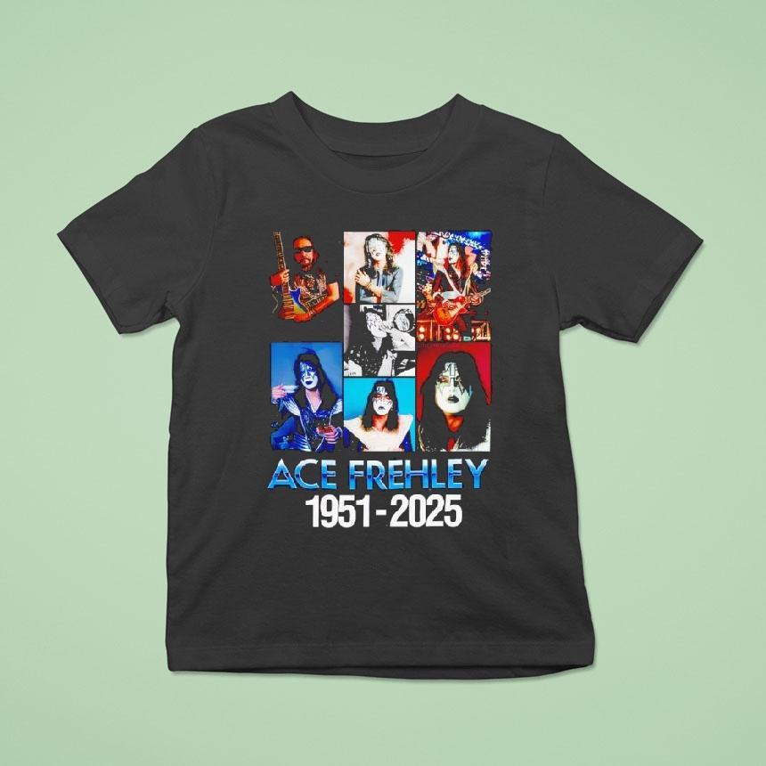 Kiss Ace Frehley 1951-2025 Shirt