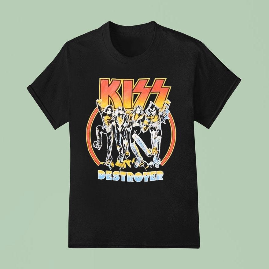Kiss Destroyer Spirit Of 76 Tour Shirt