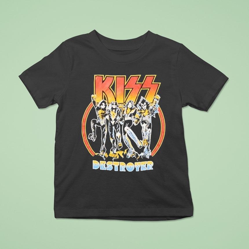 Kiss Destroyer Spirit Of 76 Tour Shirt