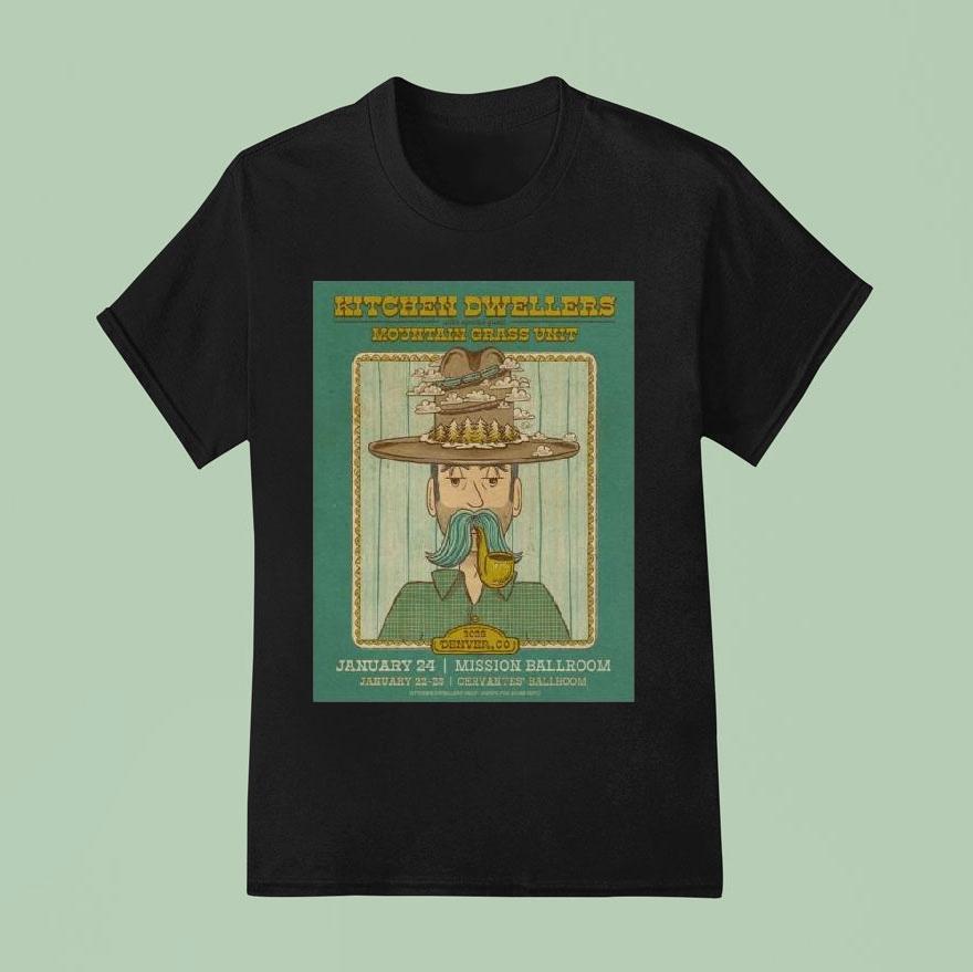 Kitchen Dwellers Denver Colorado January 24 2025 Mission Ballroom Shirt