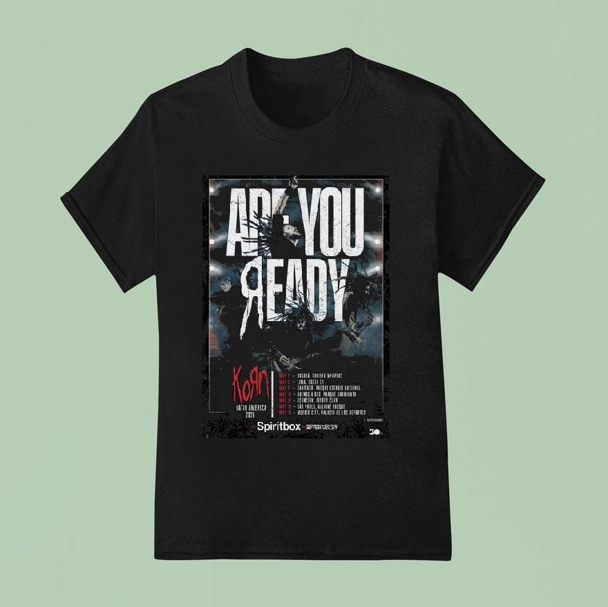 Korn Latin America Tour 2026 Shirt
