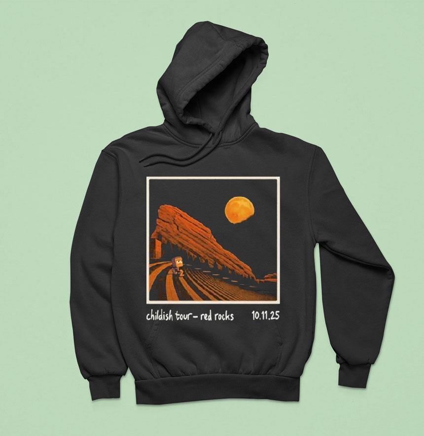 Lane 8 Childish Tour Morrison, Colorado Red Rocks Oct 11 2025 Shirt Lane 8 Childish Tour Morrison, Colorado Red Rocks Oct 11 2025 Shirt