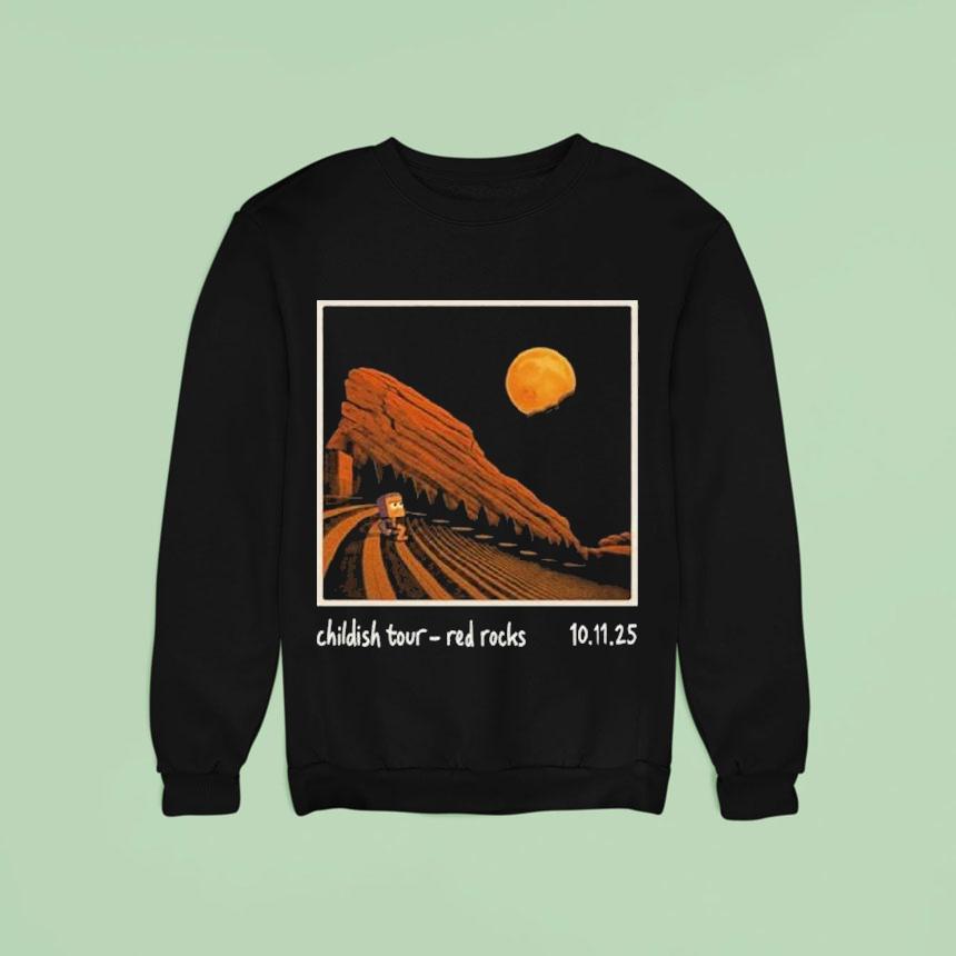 Lane 8 Childish Tour Morrison, Colorado Red Rocks Oct 11 2025 Shirt Lane 8 Childish Tour Morrison, Colorado Red Rocks Oct 11 2025 Shirt