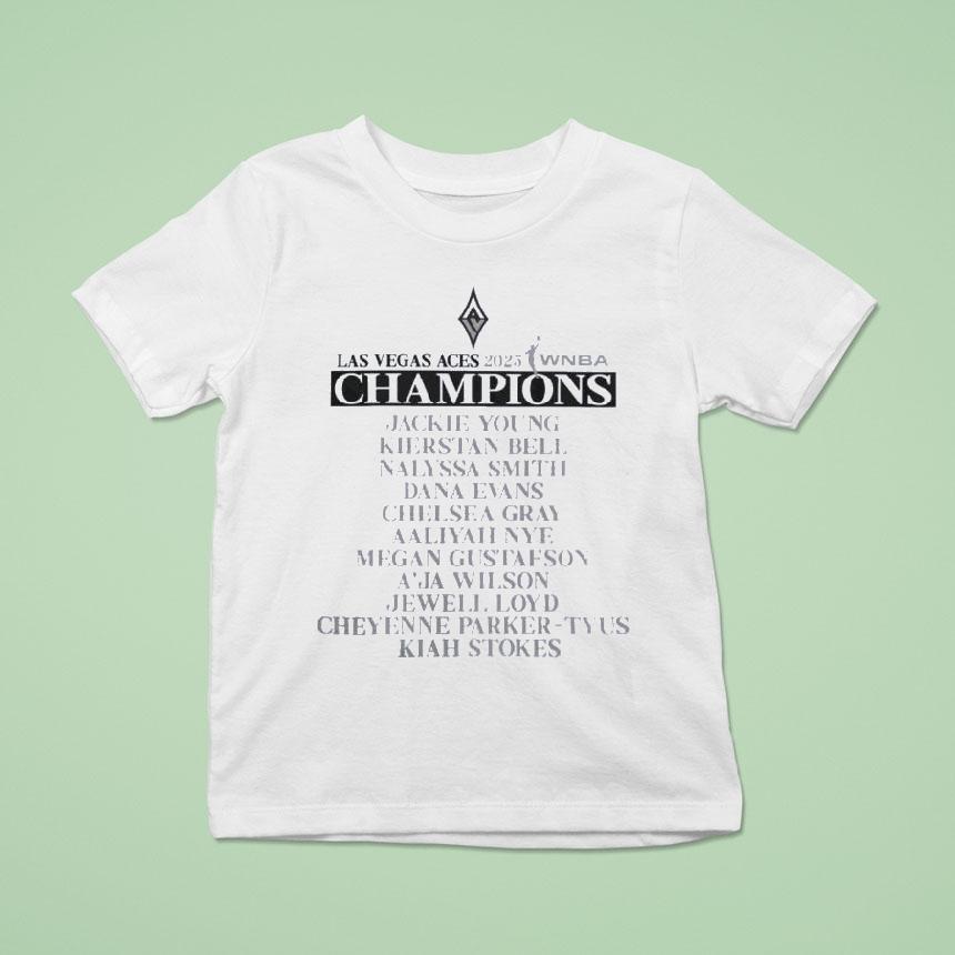 Las Vegas Aces 2025 Wnba Finals Champions Shirt