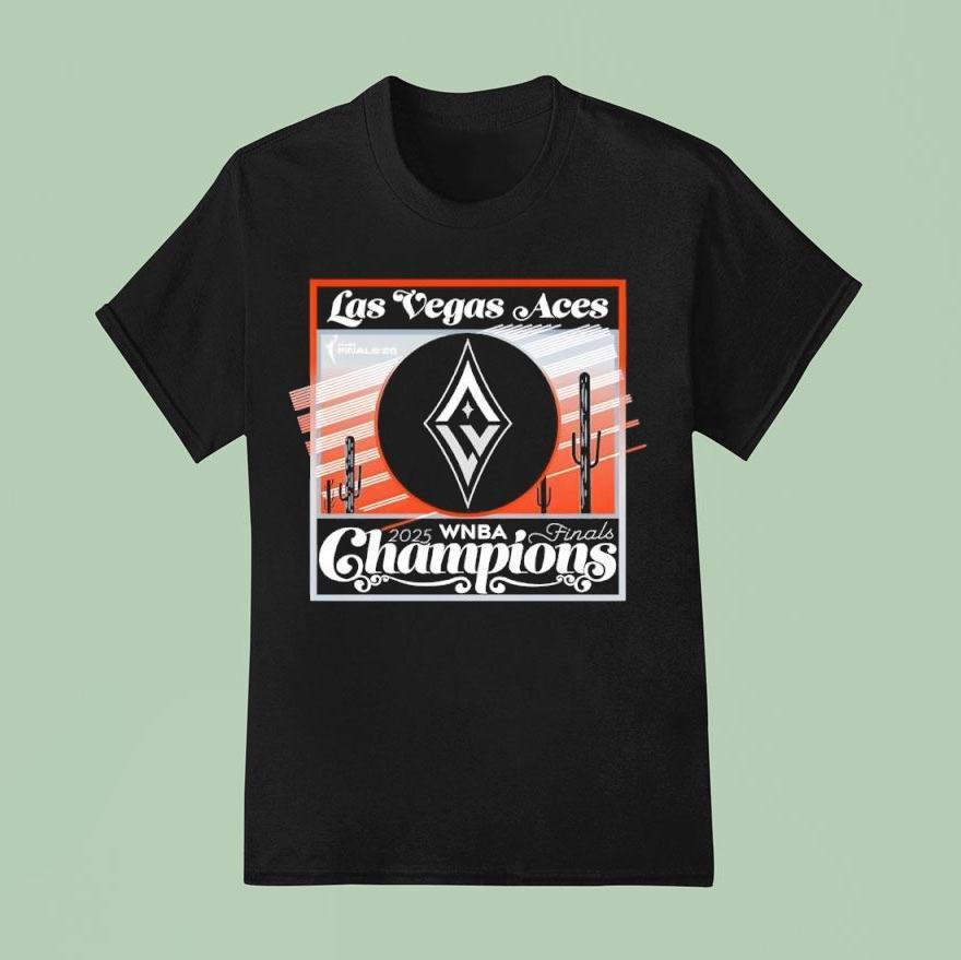 Las Vegas Aces Stadium Essentials 2025 Wnba Finals Champions Sunset Urban Shirt