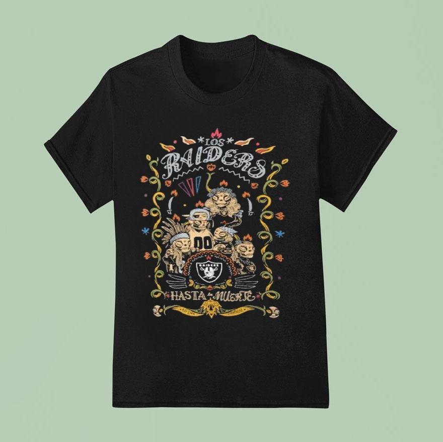 Las Vegas Raiders Hasta La Muerte Graphic Shirt