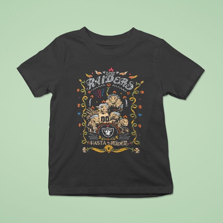 Las Vegas Raiders Hasta La Muerte Graphic Shirt