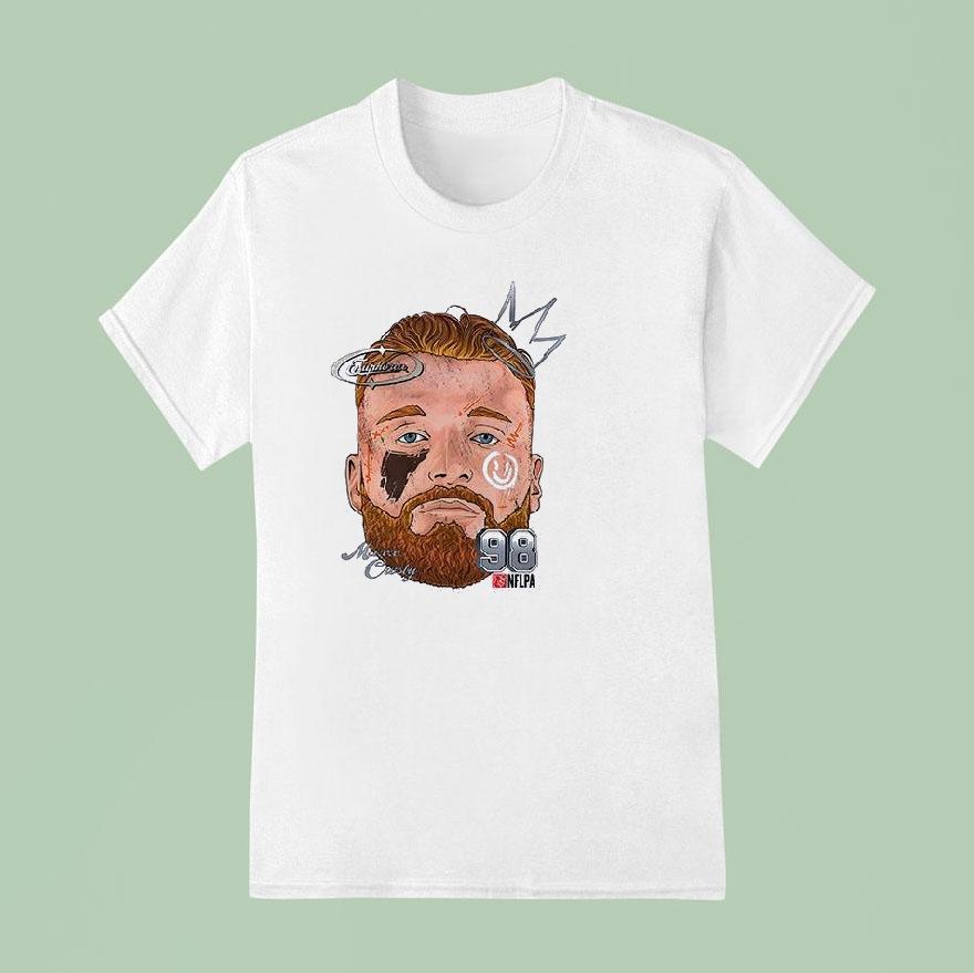 Las Vegas Raiders Maxx Crosby Fat Head Graphic City Skyline Art Shirt