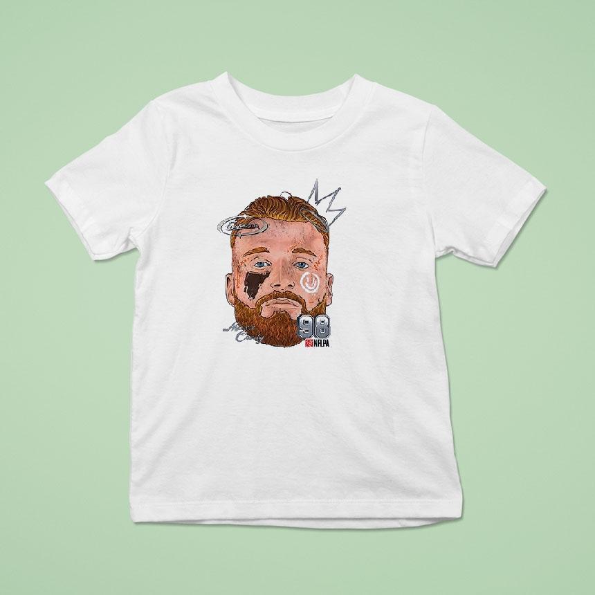Las Vegas Raiders Maxx Crosby Fat Head Graphic City Skyline Art Shirt