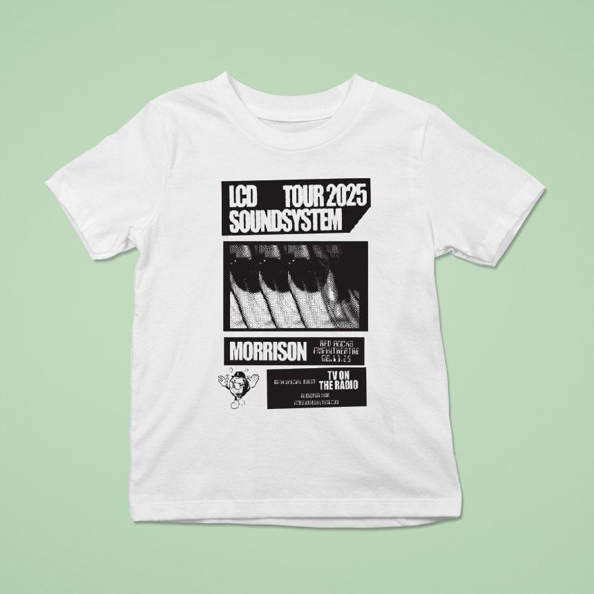 Lcd Soundsystem Aug 13 2025 Red Rocks Amphitheatre In Morrison Co Shirt