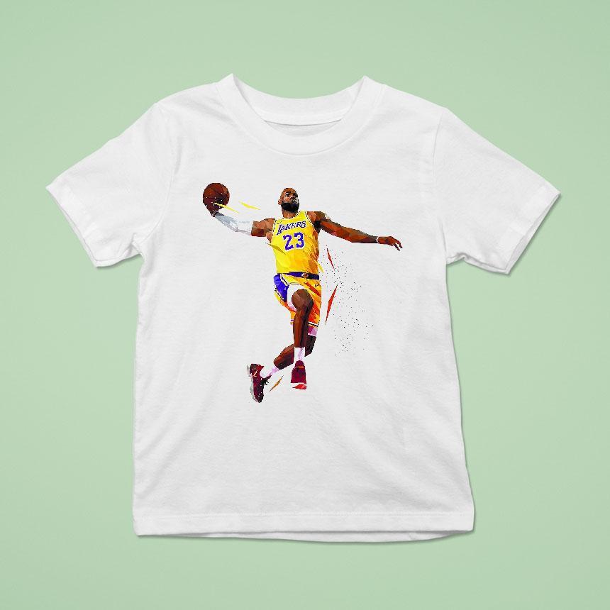 Lebron James Low Poly Shirt