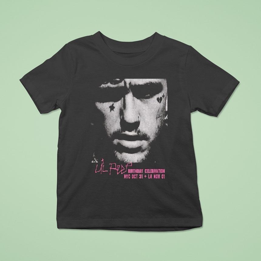 Lil Peep Birthday Celebration Shows 2025 In New York City On October 31 And Los Angeles On November 11 Shirt