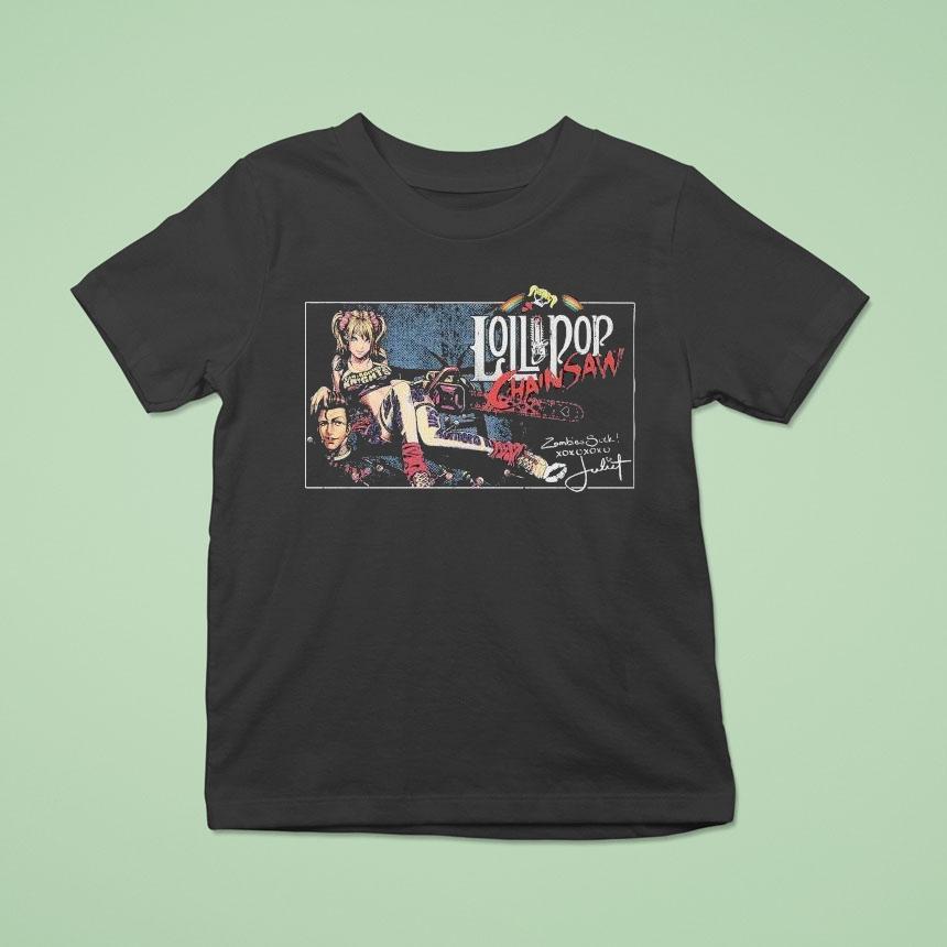 Lollipop Chainsaw Zombies Suck Shirt