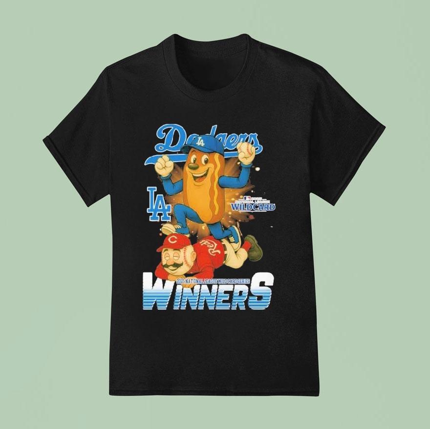 Los Angeles Dodgers Trample Cincinnati Reds National League Mlb 2025 American League Wild Card Series Winners Mascot Shirt