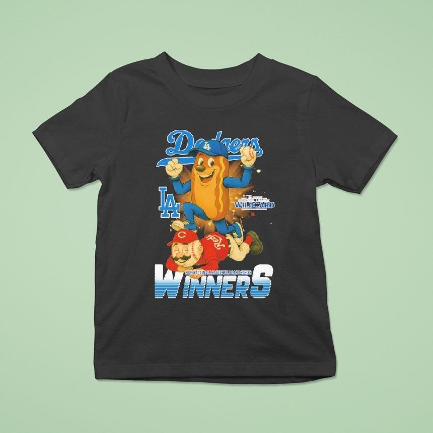 Los Angeles Dodgers Trample Cincinnati Reds National League Mlb 2025 American League Wild Card Series Winners Mascot Shirt