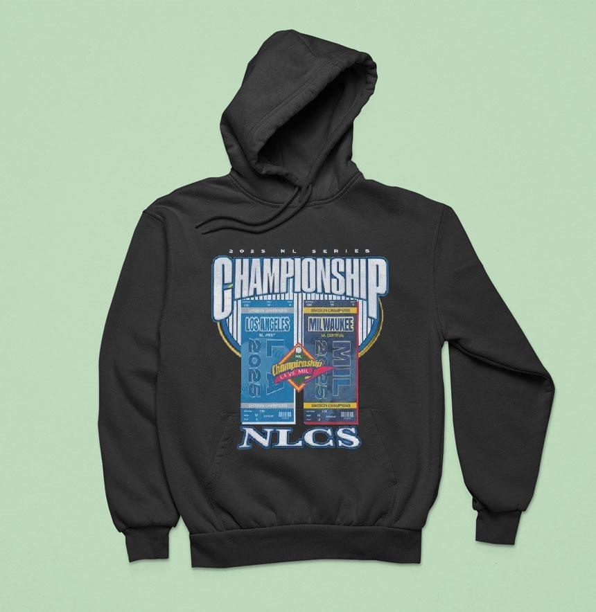 Los Angeles Dodgers Vs Milwaukee Brewers 2025 Nl Series Championship Nlcs Shirt Los Angeles Dodgers Vs Milwaukee Brewers 2025 Nl Series Championship Nlcs Shirt