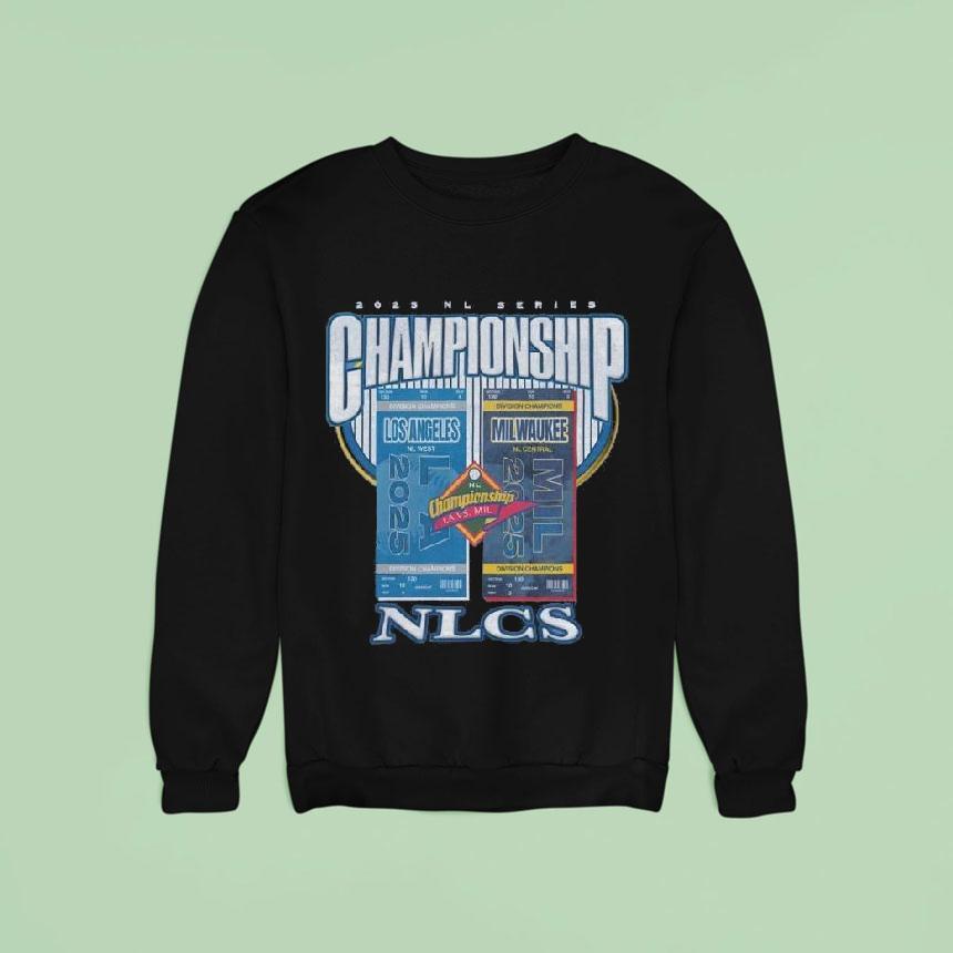 Los Angeles Dodgers Vs Milwaukee Brewers 2025 Nl Series Championship Nlcs Shirt Los Angeles Dodgers Vs Milwaukee Brewers 2025 Nl Series Championship Nlcs Shirt