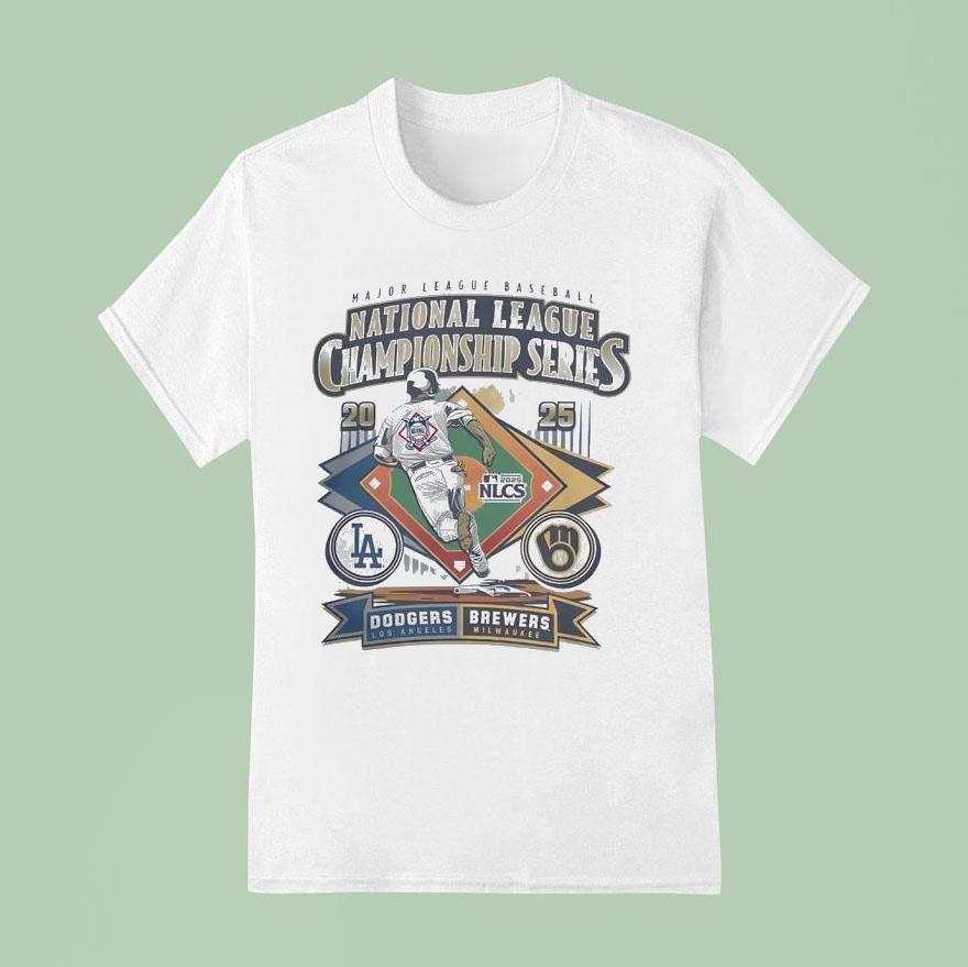 Los Angeles Dodgers Vs Milwaukee Brewers Nlcs 2025 Shirt