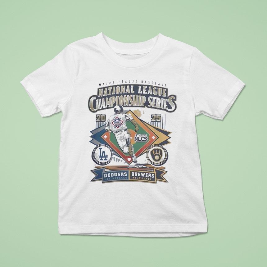 Los Angeles Dodgers Vs Milwaukee Brewers Nlcs 2025 Shirt