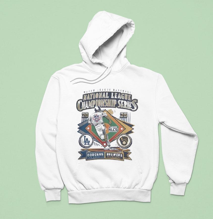 Los Angeles Dodgers Vs Milwaukee Brewers Nlcs 2025 Shirt Los Angeles Dodgers Vs Milwaukee Brewers Nlcs 2025 Shirt