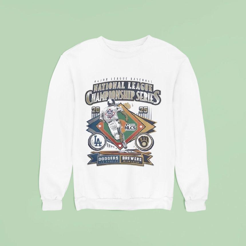 Los Angeles Dodgers Vs Milwaukee Brewers Nlcs 2025 Shirt Los Angeles Dodgers Vs Milwaukee Brewers Nlcs 2025 Shirt