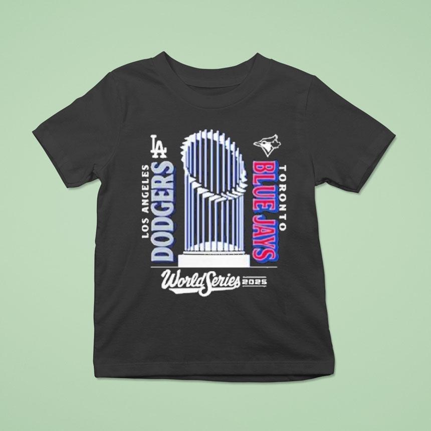 Los Angeles Dodgers Vs Toronto Blue Jays 2025 World Series Match Up Shirt