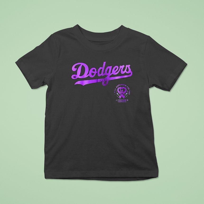 Los Angeles Dodgers X World Alzheimer’s Disease Awareness Month 2025 Shirt