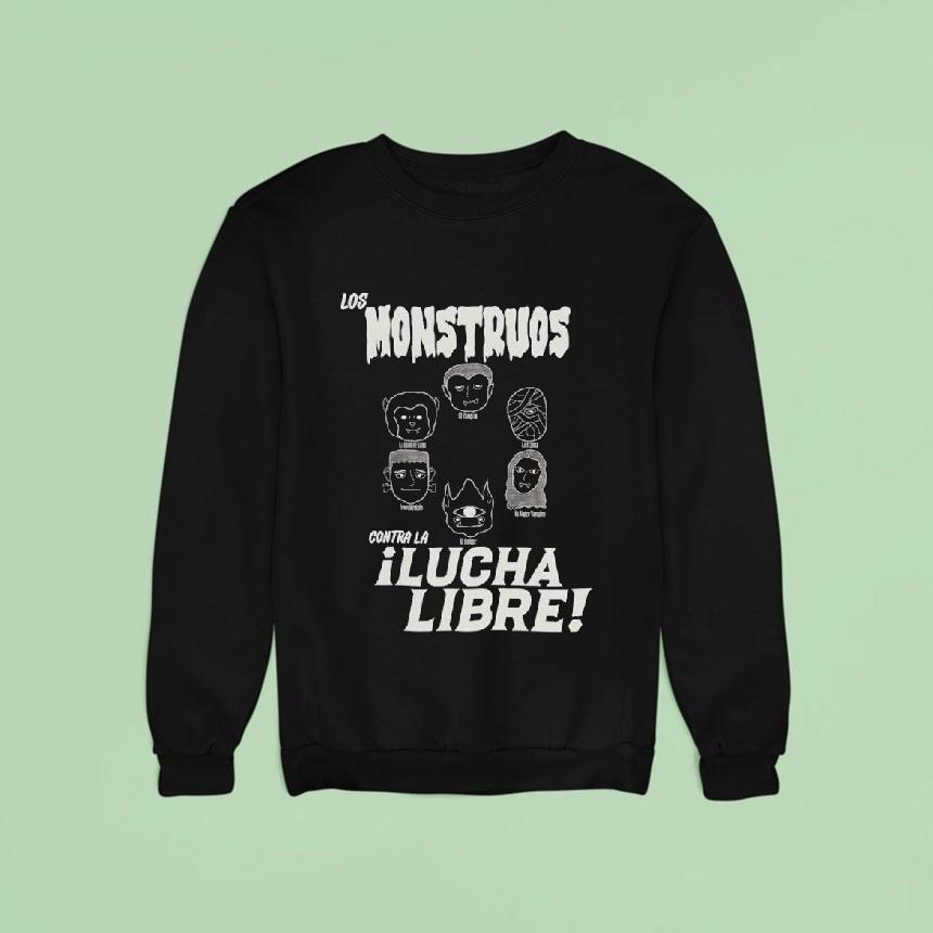 Los Monstruos Contra La Lucha Libre Shirt Los Monstruos Contra La Lucha Libre Shirt