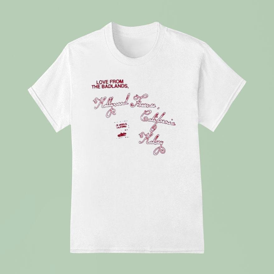 Love From The Badlands Halsey 2025 La Show Shirt