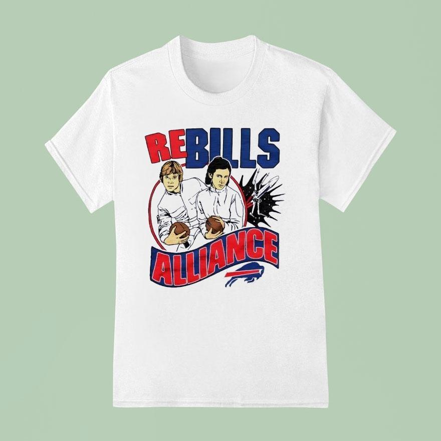 Luke Skywalke X Buffalo Bill Football Alliance Rebills Shirt