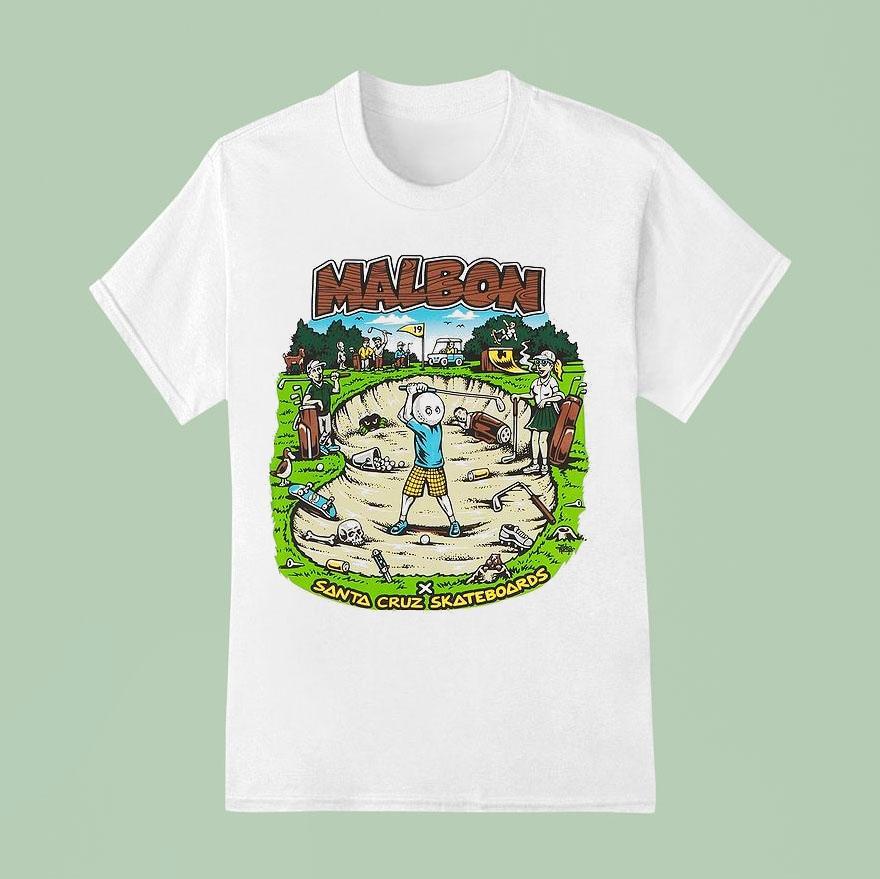 Malbon Goft X Santa Cruz Bermuda Bunker Shirt