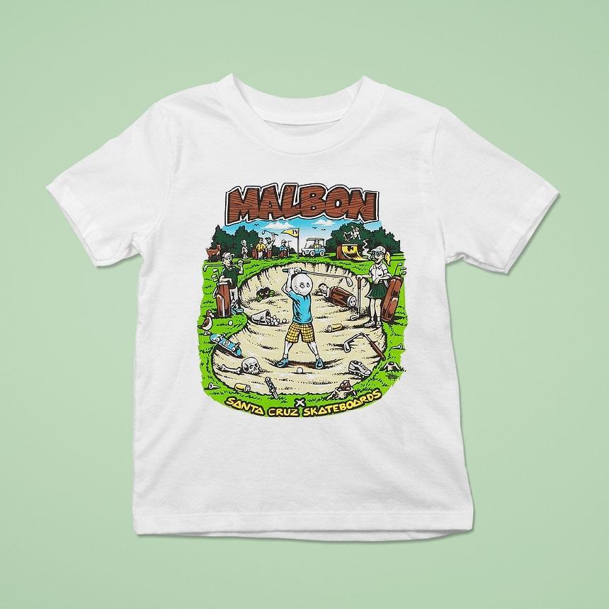 Malbon Goft X Santa Cruz Bermuda Bunker Shirt