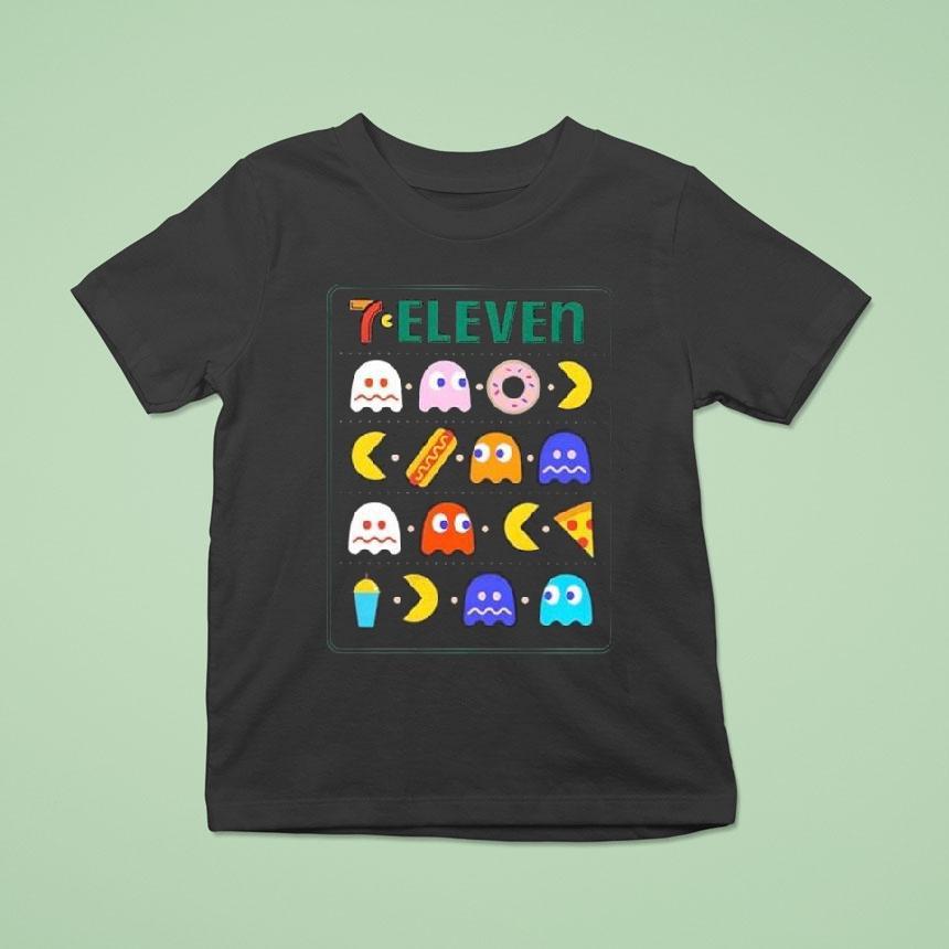 Mark Hoppus Wearing 7 Eleven Pac Man Shirt
